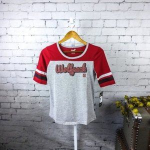 NCAA GEN 2 Girls North Carolina State Wolfpack Tee Large